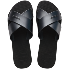 Women's Aqua Metallic Sandals