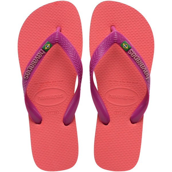 Women's Brazil Logo Flip Flops