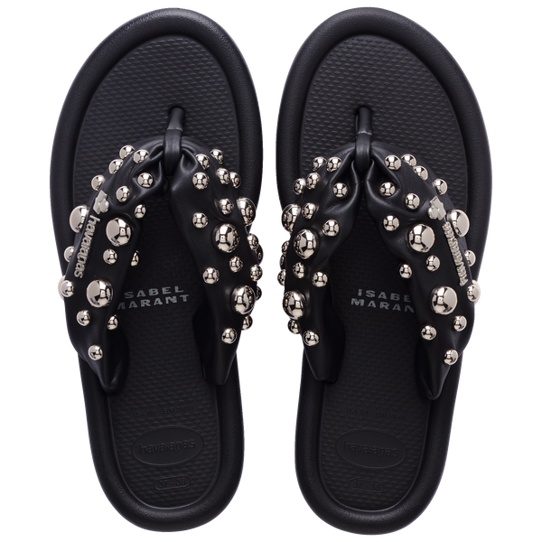 Women's Isabel Marant Maxi Puffed Studs Flip Flops