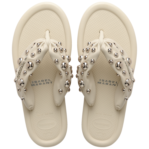 Women's Isabel Marant Maxi Puffed Studs Flip Flops